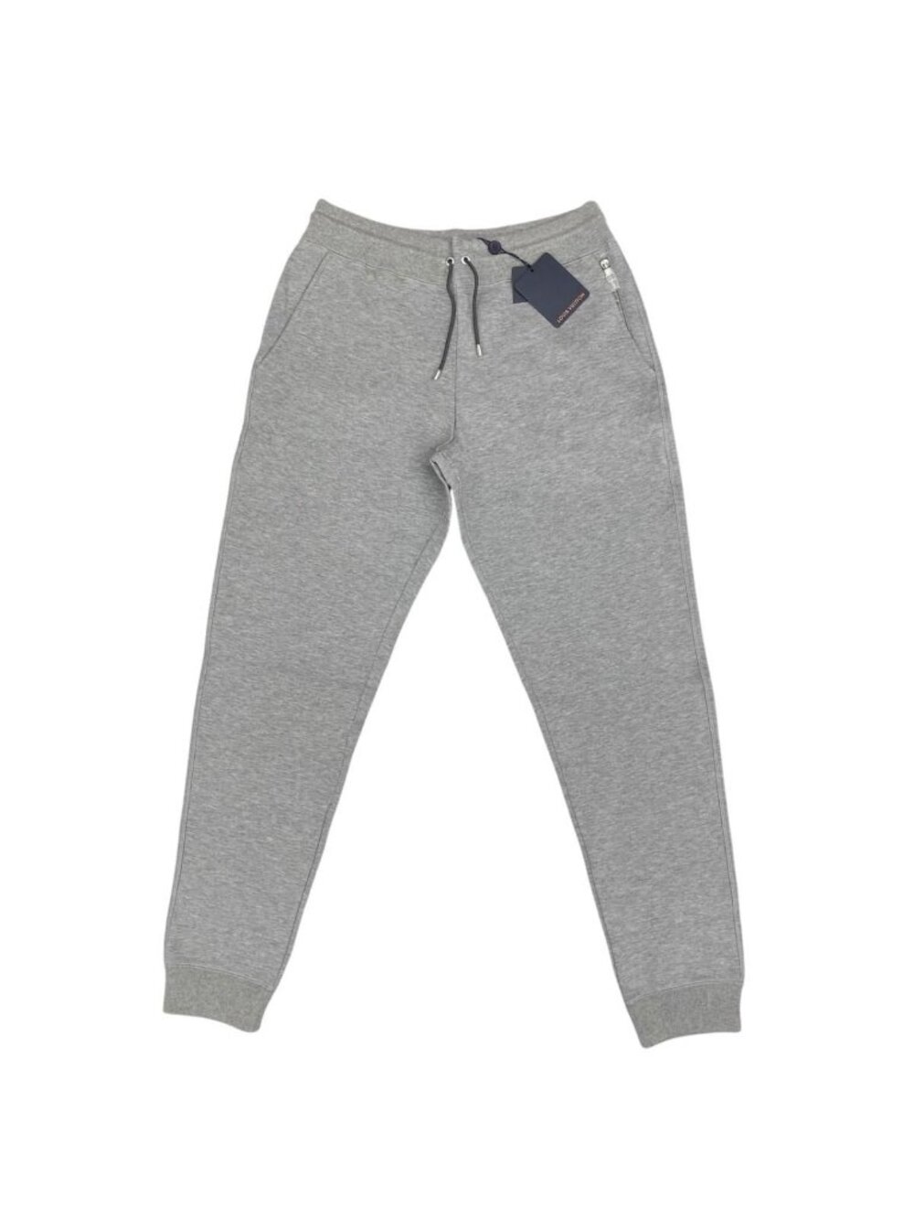 Louis Vuitton Sweatpants Jogger Pants Gray Cotton Nylon XL